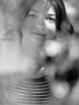 artistique portrait noir et blanc