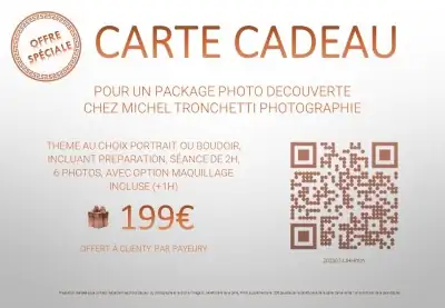 carte cadeau DECOUVERTE shooting photo petit prix