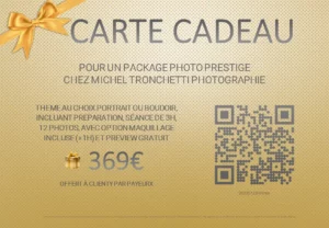 prix carte cadeau PRESTIGE shooting photo avec maquilleuse V3